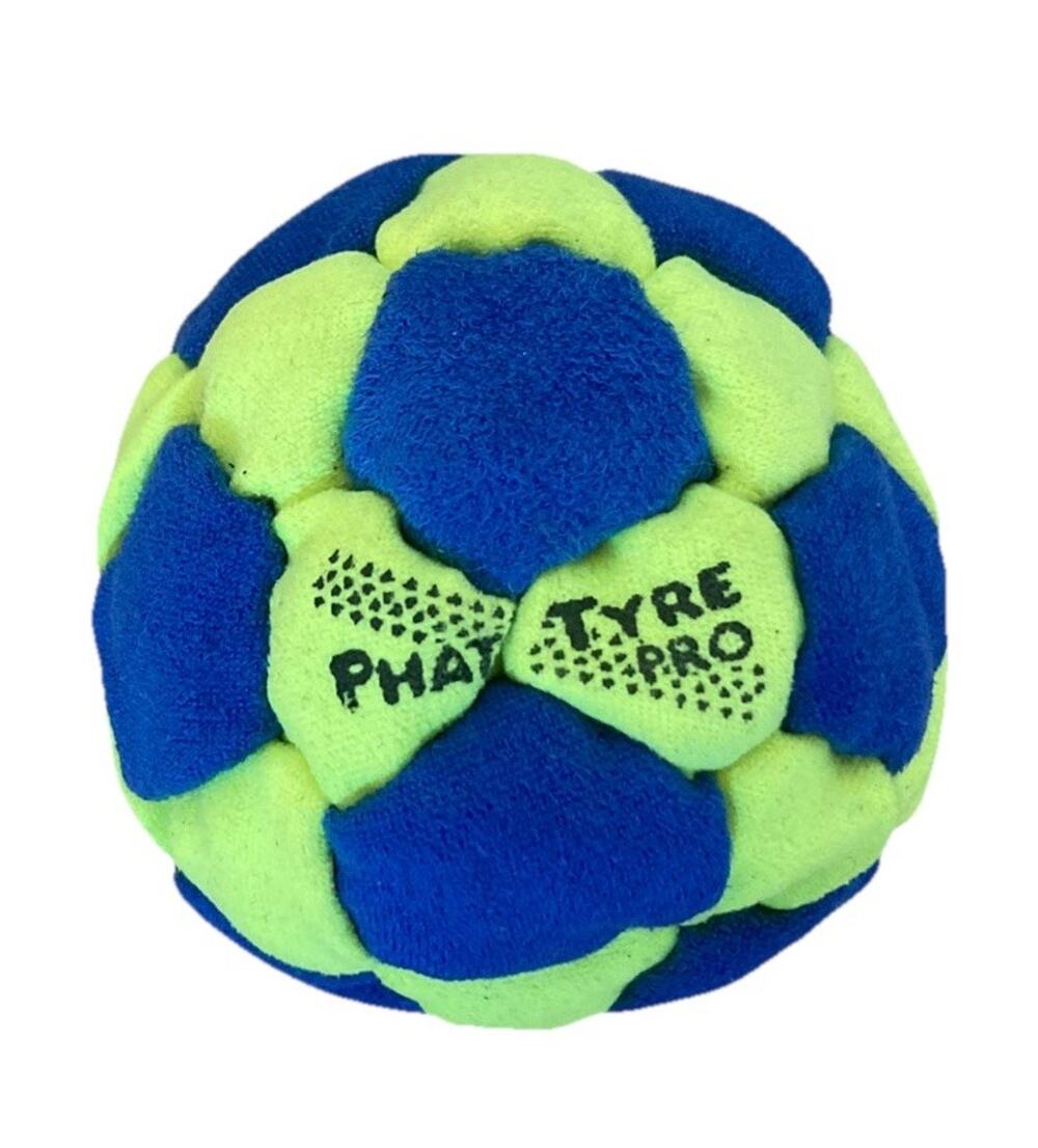 🔥World Footbag Phat Tyre Pro Footbag Hacky Sack NEON/BLUE BNWT🔥